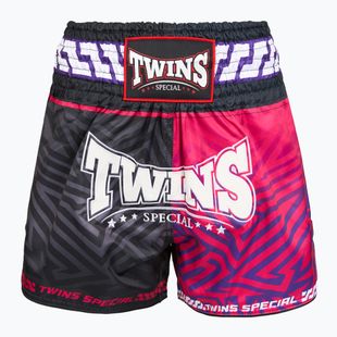 Spodenki treningowe Twins Special Muay Thai Twins Maze brown/pink/blue/white