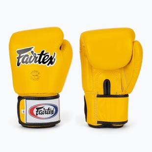 Rękawice bokserskie Fairtex Universal "Tight-Fit" Design yellow