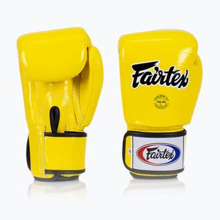 Rękawice bokserskie Fairtex Universal "Tight-Fit" Design yellow