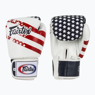 Rękawice bokserskie Fairtex Universal "Tight-Fit" Design USA white