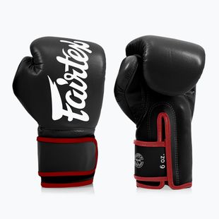Rękawice boskerskie Fairtex Microfiber black
