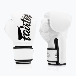 Rękawice boskerskie Fairtex Microfiber white