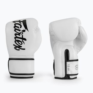 Rękawice boskerskie Fairtex Microfiber white