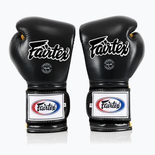 Rękawice bokserskie Fairtex Heavy Hitter's Mexican Style black/yellow