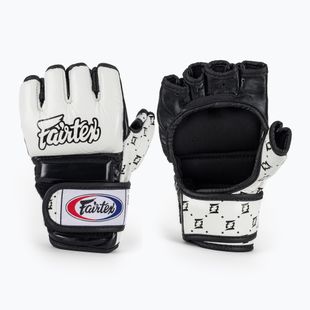 Rękawice grapplingowe Fairtex Super Sparring white/black