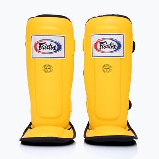 Ochraniacze piszczeli Fairtex In-Step Double Padded Protector yellow