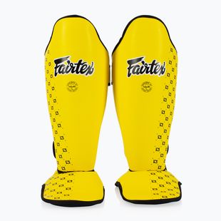 Ochraniacze piszczeli Fairtex Competition Shin Pads yellow