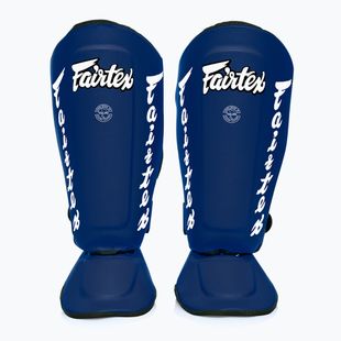 Ochraniacze piszczeli Fairtex Detachable In-Step Shin Pads A.K.A. "Twister" blue