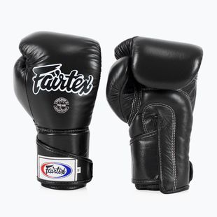 Rękawice bokserskie Fairtex Stylish Angular Sparring - Locked Thumb black