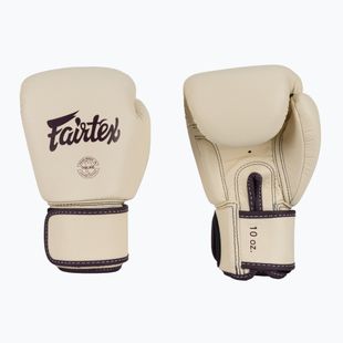 Rękawice bokserskie Fairtex Real Leather Boxing khaki