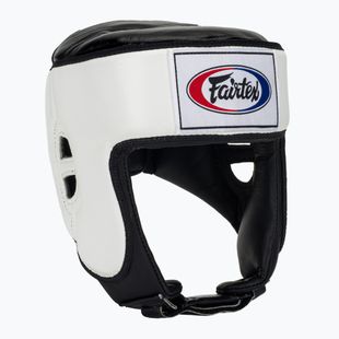 Kask bokserski Fairtex Muay Thai & Kickboxing Competition white