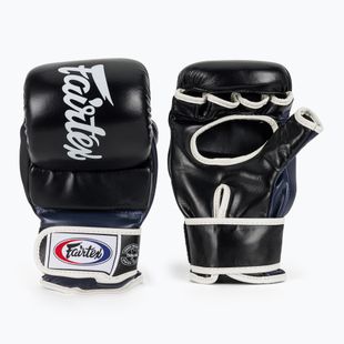 Rękawice grapplingowe Fairtex Super Sparring Grappling black/blue