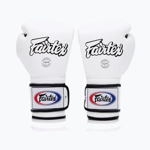 Rękawice bokserskie Fairtex Heavy Hitter's Mexican Style white/blue
