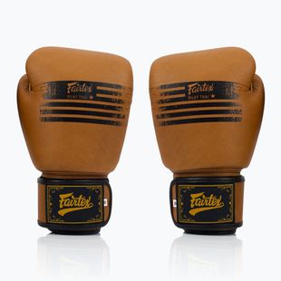 Rękawice bokserskie Fairtex Legacy Genuine brown