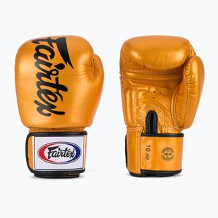Rękawice bokserskie Fairtex Deluxe Tight-Fit gold