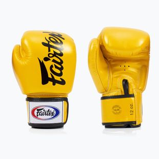 Rękawice bokserskie Fairtex Deluxe Tight-Fit gold