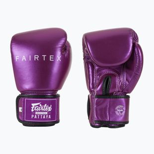 Rękawice bokserskie Fairtex Metallic Boxing purple