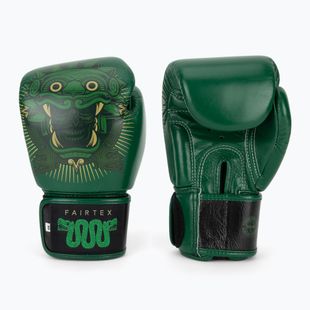 Rękawice bokserskie Fairtex X Tom Atencio Boxing Resurrection green