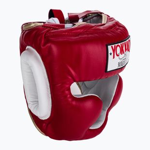 Kask bokserski męski YOKKAO Training Headguard red