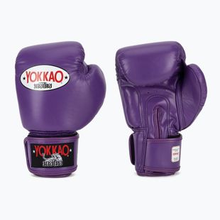 Rękawice bokserskie męskie YOKKAO Matrix flash purple