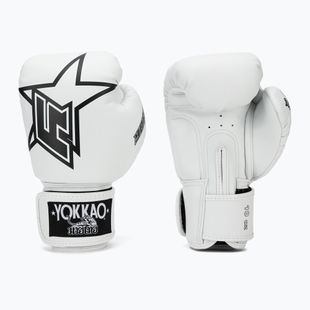 Rękawice bokserskie YOKKAO Institution Boxing white