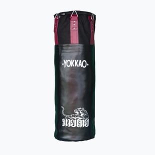 Worek bokserski do wypełnienia YOKKAO Matrix M black/ cerise