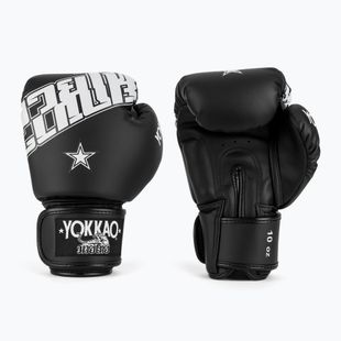Rękawice bokserskie YOKKAO Lettering Boxing black