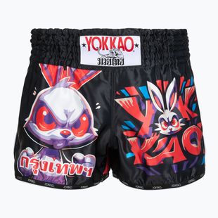 Spodenki treningowe męskie YOKKAO Angry Rabbit Muay Thai black