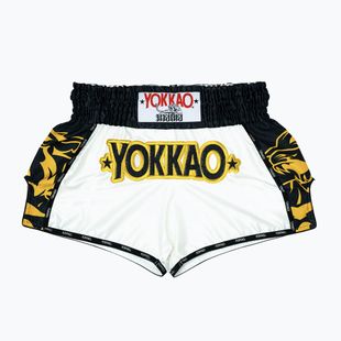 Spodenki treningowe meskie YOKKAO Original Muay Thai white