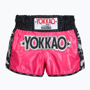 Spodenki treningowe meskie YOKKAO Original Muay Thai magenta