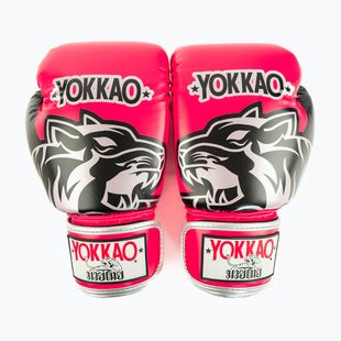 Rękawice bokserskie YOKKAO Original Boxing Gloves fuchsia