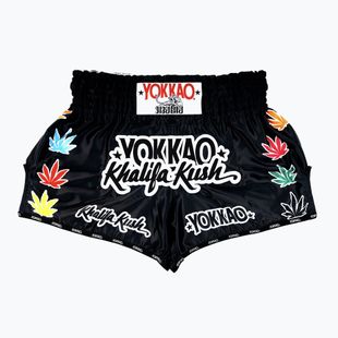 Spodenki treningowe męskie YOKKAO Khalifa Kush Muay Thai black