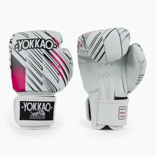 Rękawice bokserskie YOKKAO Power Boxing white