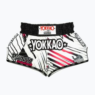 Spodenki treningowe męskie YOKKAO Power Muay Thai white