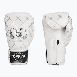 Rękawice bokserskie Top King Boxing Chain white/silver