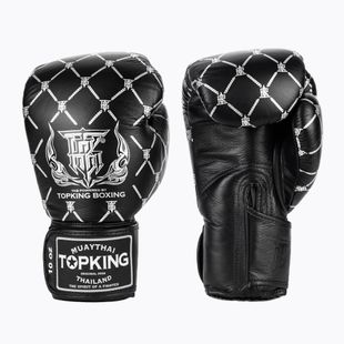 Rękawice bokserskie Top King Boxing Chain black/silver
