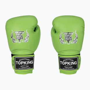 Rękawice bokserskie Top King Muay Thai Super Air green