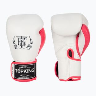 Rękawice bokserskie Top King Boxing Reborn white/pink
