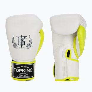 Rękawice bokserskie Top King Boxing Reborn white/yellow