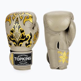Rękawice bokserskie Top King Boxing Kanok beige