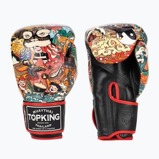 Rękawice bokserskie Top King Boxing Culture black/red TKBGCT-2C2