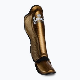 Ochraniacze piszczeli i stóp Top King Super Snake black/gold