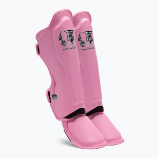 Ochraniacze piszczeli i stóp Top King Pro Semi Leather pink