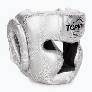 Kask bokserski Top King Super Star white/silver