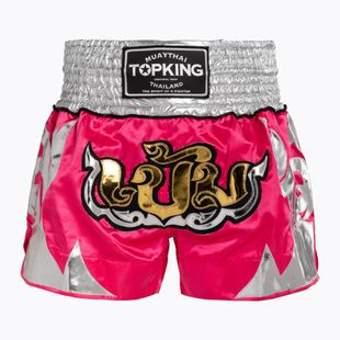Spodenki treningowe Top King Thai Boxing pink/white