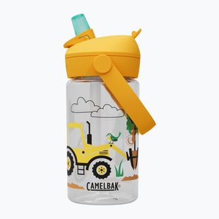 Butelka turystyczna CamelBak Thrive Flip Straw Kids 400 ml tractors and trees