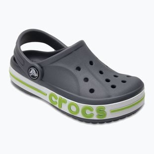 Klapki dziecięce Crocs Bayaband Clog Kids charcoal