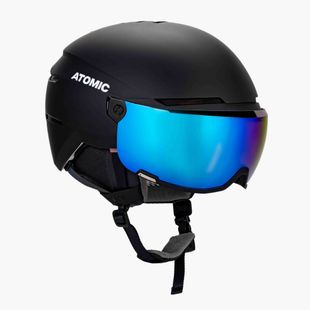 Kask narciarski Atomic Savor Visor Stereo black/blue stereo