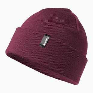 Czapka zimowa Atomic Alps Rolled Cuff Beanie maroon