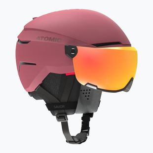 Kask narciarski Atomic Savor Visor Stereo maroon/red stereo
